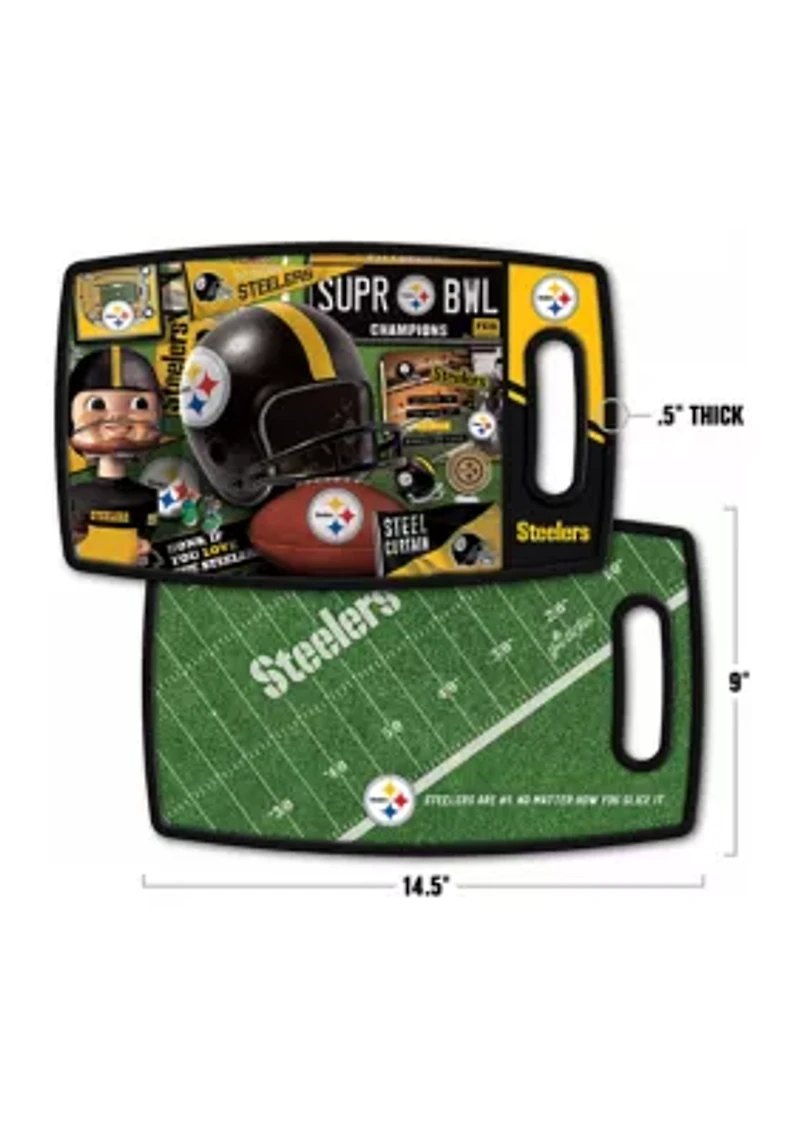 YouTheFan NFL Pittsburgh Steelers Retro Series Cutting Board