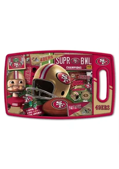 YouTheFan NFL San Francisco 49ers Retro Series Cutting Board