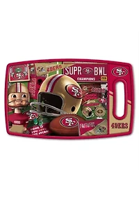 YouTheFan NFL San Francisco 49ers Retro Series Cutting Board