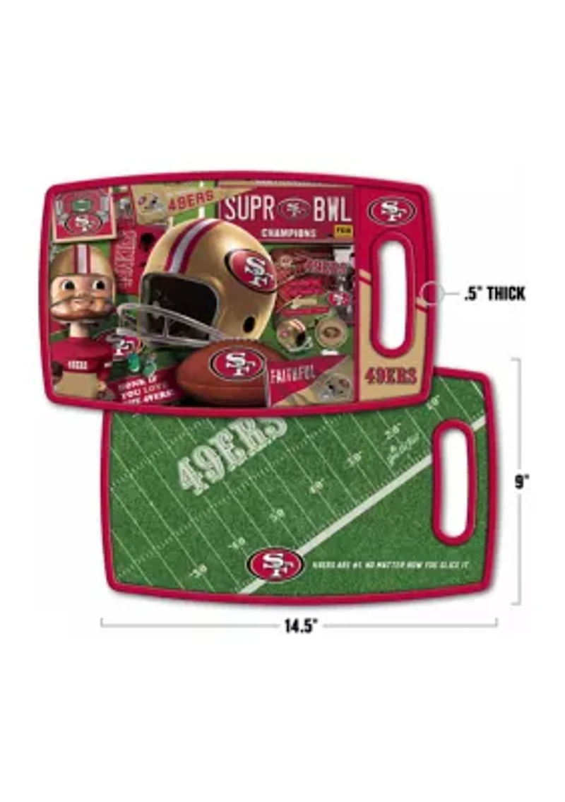 YouTheFan NFL San Francisco 49ers Retro Series Cutting Board