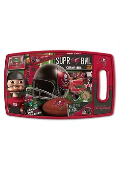 YouTheFan NFL Tampa Bay Buccaneers Retro Series Cutting Board