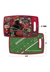 YouTheFan NFL Tampa Bay Buccaneers Retro Series Cutting Board