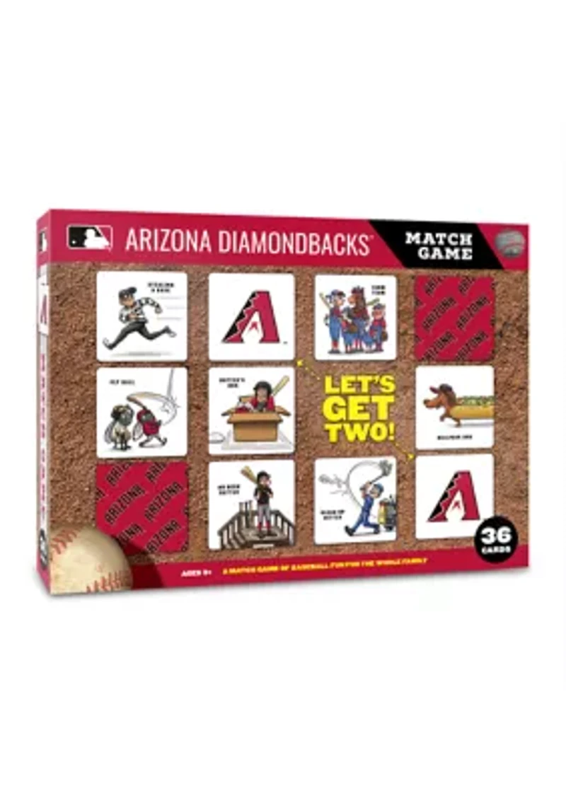YouTheFan MLB Arizona Diamondbacks Licensed Memory Match Game