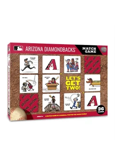 YouTheFan MLB Arizona Diamondbacks Licensed Memory Match Game
