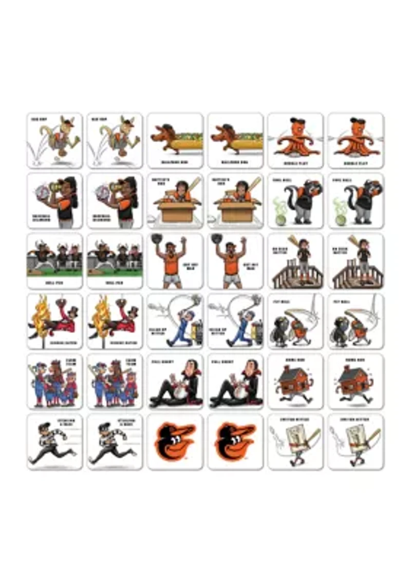 YouTheFan MLB Baltimore Orioles Licensed Memory Match Game