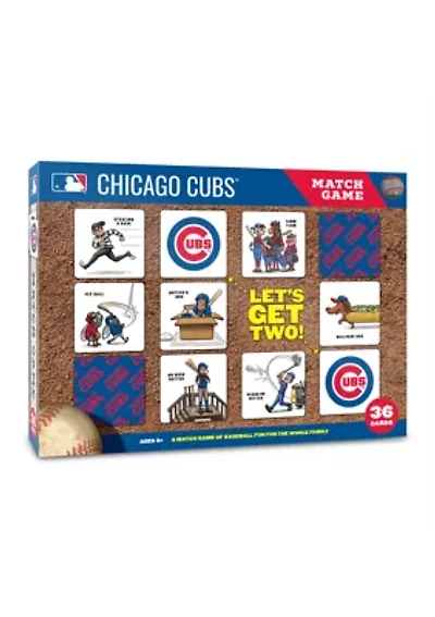 YouTheFan MLB Chicago Cubs Licensed Memory Match Game
