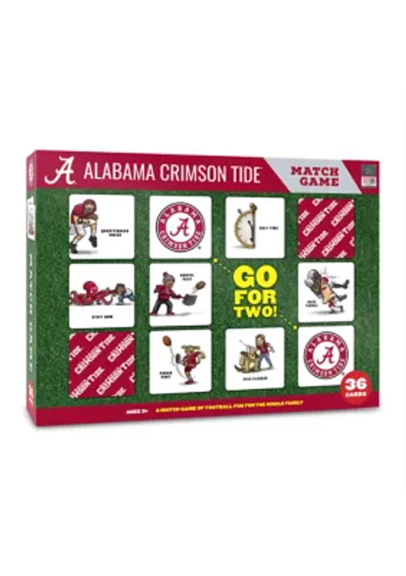 YouTheFan NCAA Alabama Crimson Tide Licensed Memory Match Game