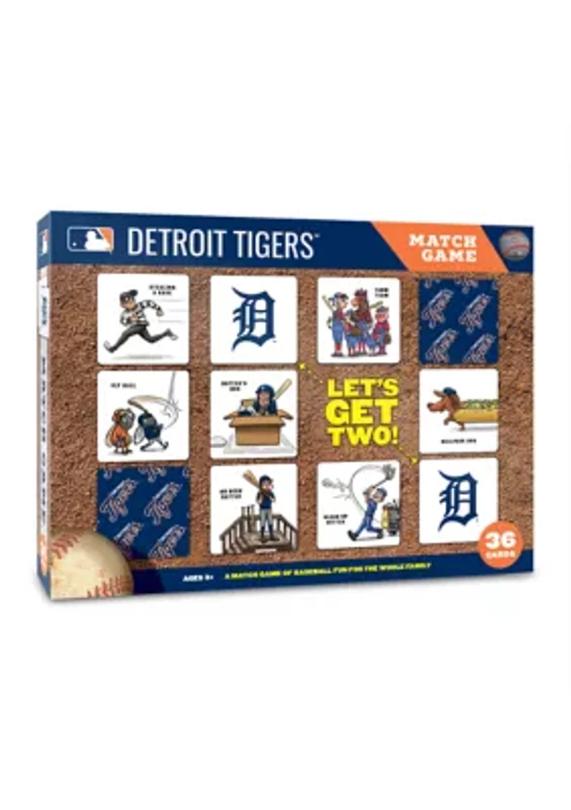 YouTheFan MLB Detroit Tigers Licensed Memory Match Game