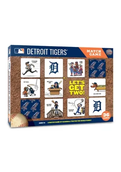 YouTheFan MLB Detroit Tigers Licensed Memory Match Game
