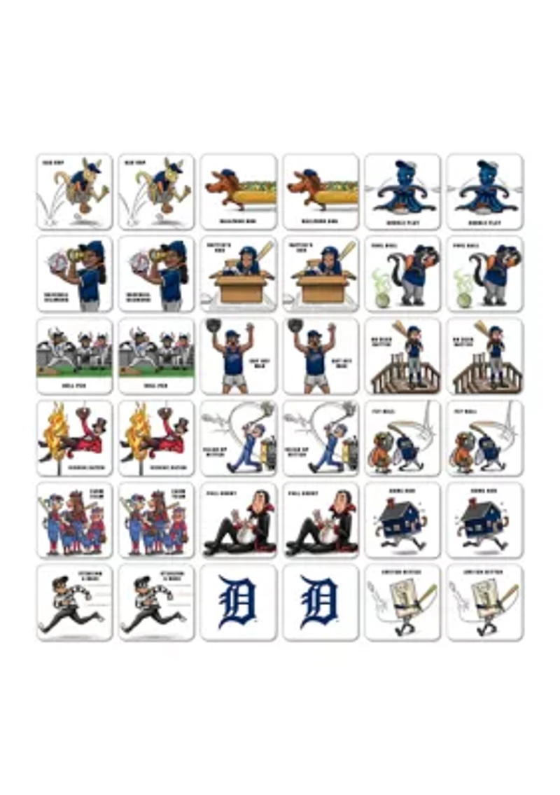 YouTheFan MLB Detroit Tigers Licensed Memory Match Game