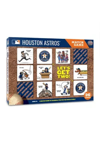 YouTheFan MLB Houston Astros Licensed Memory Match Game