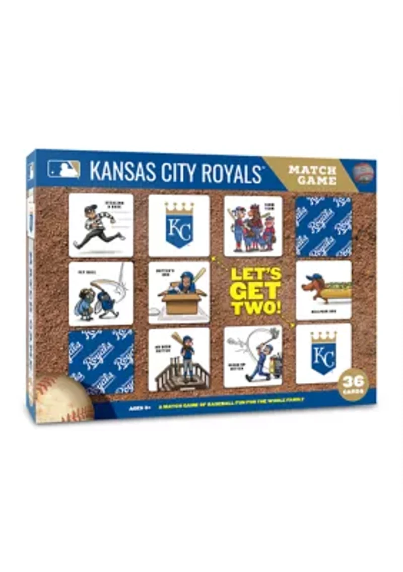 YouTheFan MLB Kansas City Royals Licensed Memory Match Game