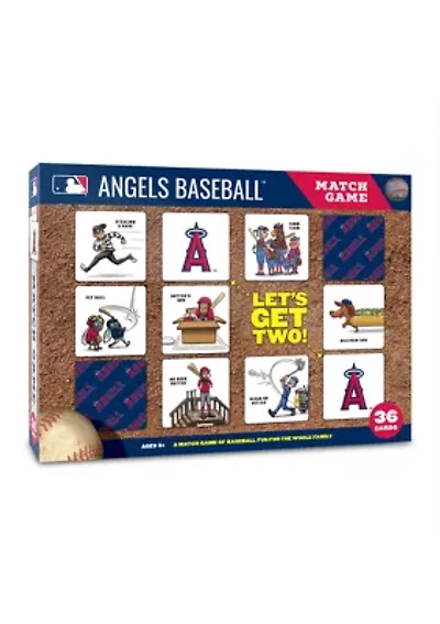YouTheFan MLB Los Angeles Angels Licensed Memory Match Game