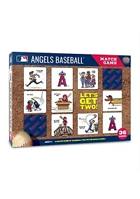 YouTheFan MLB Los Angeles Angels Licensed Memory Match Game