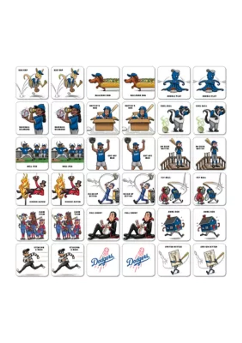 YouTheFan MLB Los Angeles Dodgers Licensed Memory Match Game