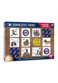YouTheFan MLB Minnesota Twins Licensed Memory Match Game