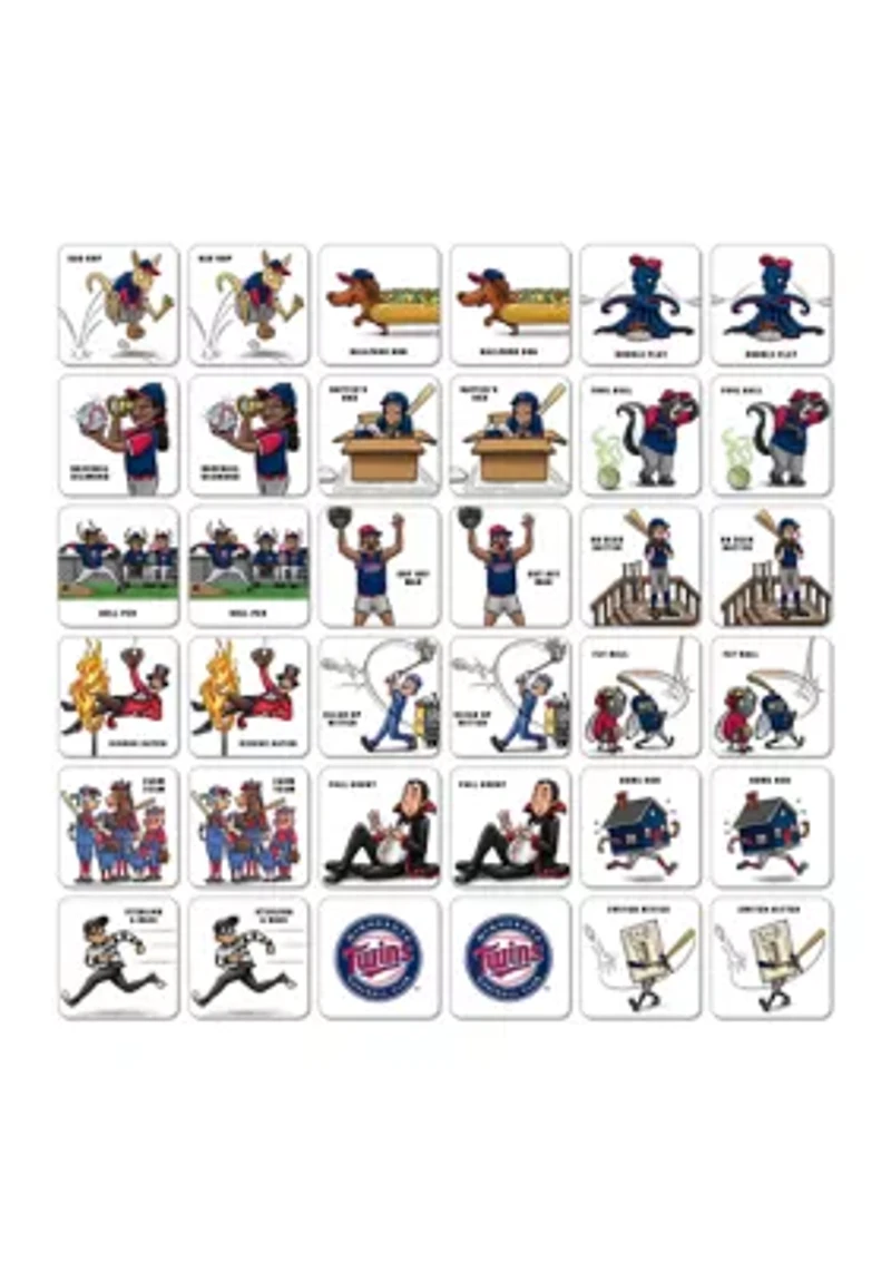 YouTheFan MLB Minnesota Twins Licensed Memory Match Game