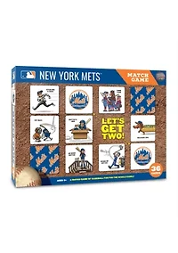 YouTheFan MLB New York Mets Licensed Memory Match Game