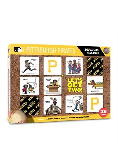 YouTheFan MLB Pittsburgh Pirates Licensed Memory Match Game