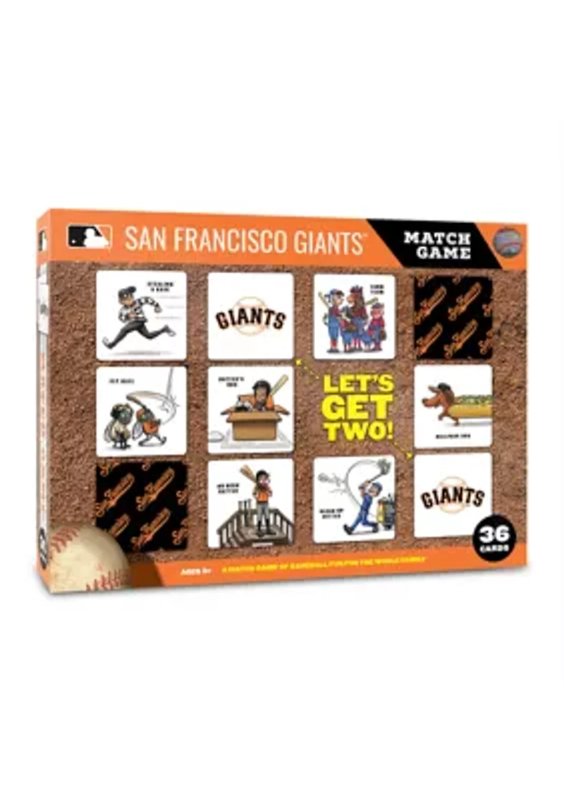 YouTheFan MLB San Francisco Giants Licensed Memory Match Game
