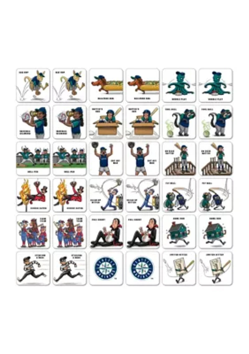 YouTheFan MLB Seattle Mariners Licensed Memory Match Game