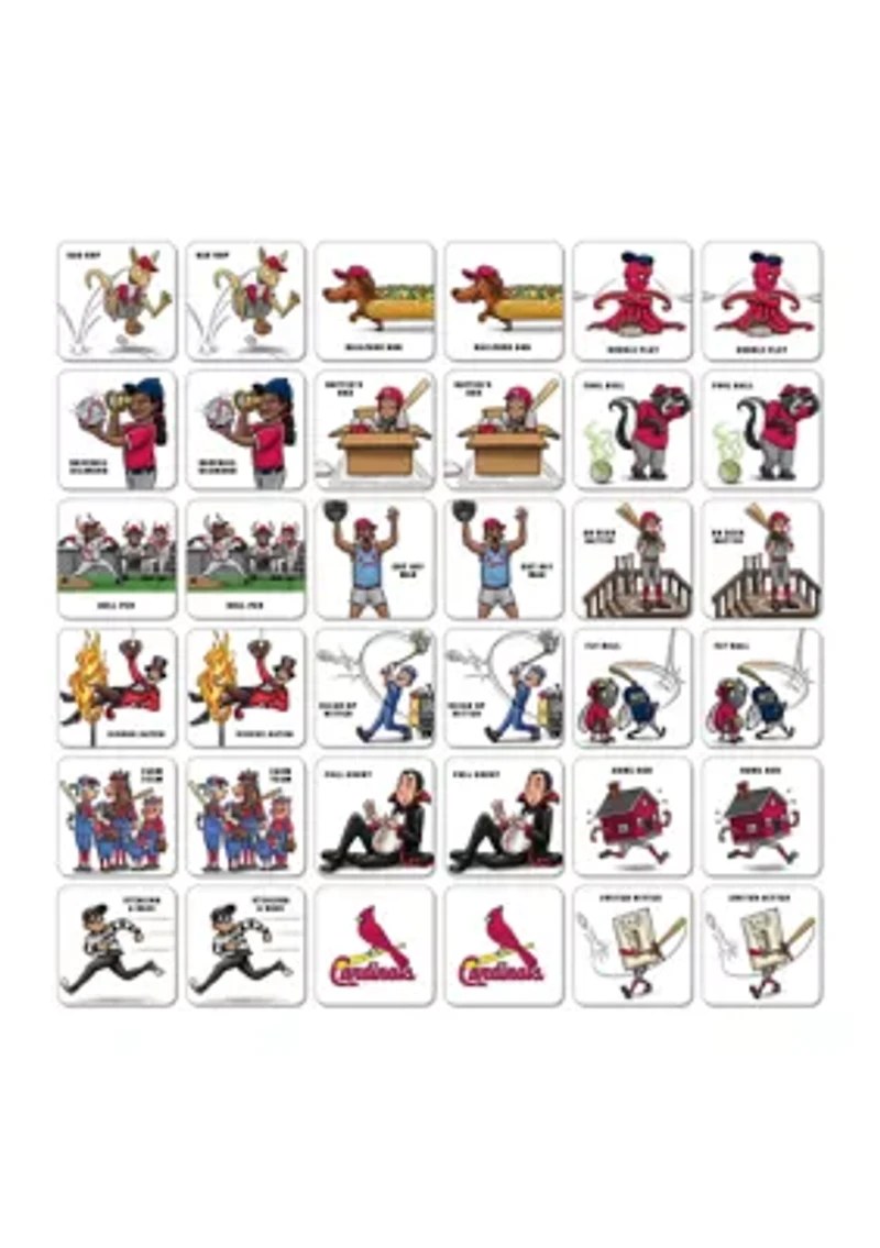 YouTheFan MLB St. Louis Cardinals Licensed Memory Match Game