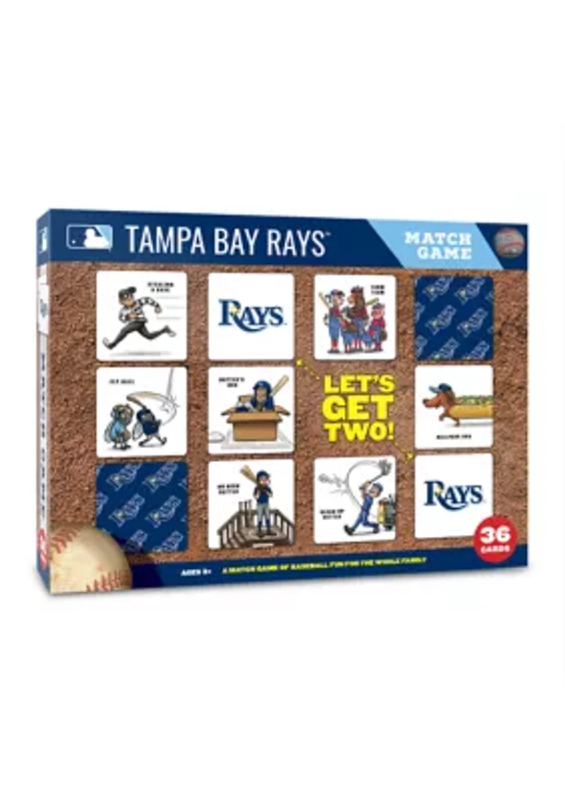 YouTheFan MLB Tampa Bay Rays Licensed Memory Match Game