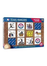 YouTheFan MLB Texas Rangers Licensed Memory Match Game