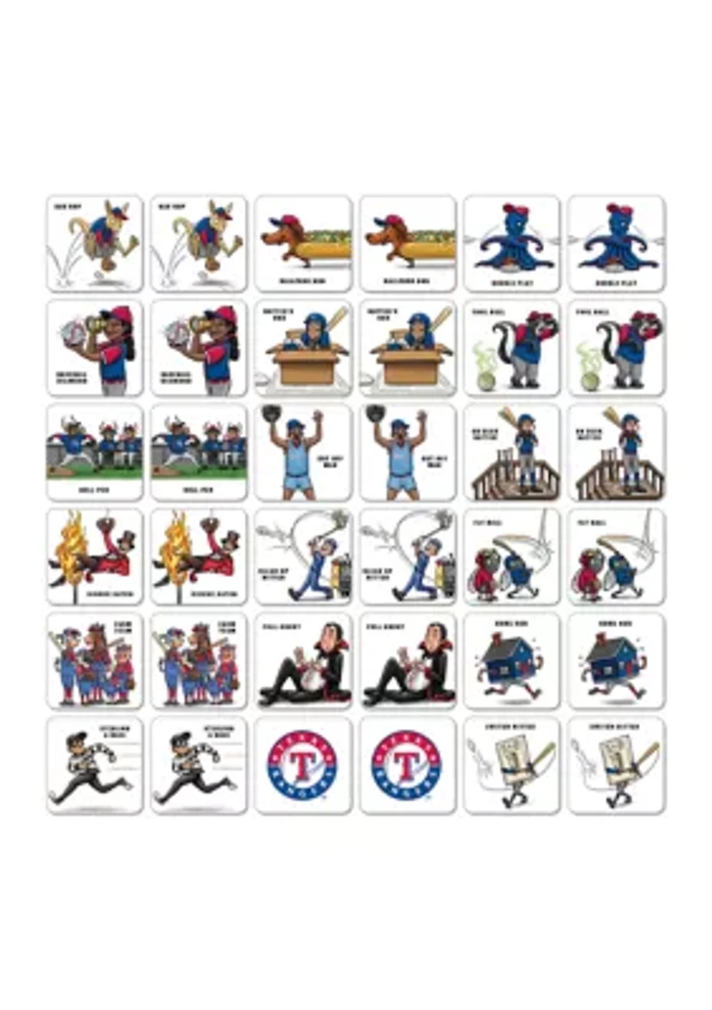 YouTheFan MLB Texas Rangers Licensed Memory Match Game