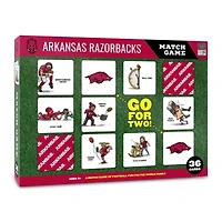 YouTheFan NCAA Arkansas Razorbacks Licensed Memory Match Game