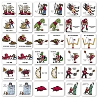 YouTheFan NCAA Arkansas Razorbacks Licensed Memory Match Game