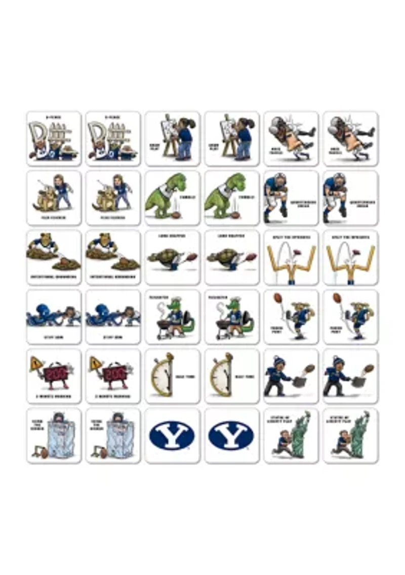 YouTheFan NCAA BYU Cougars Licensed Memory Match Game