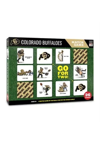 YouTheFan NCAA Colorado Buffaloes Licensed Memory Match Game