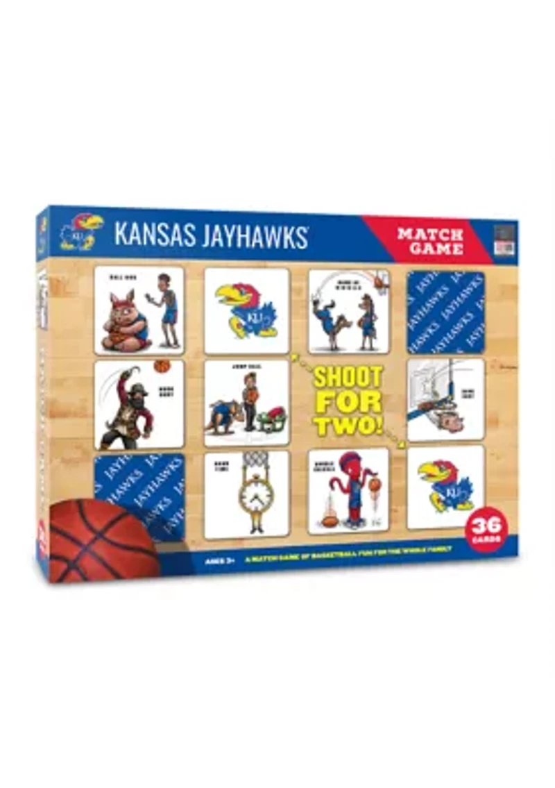 YouTheFan NCAA Kansas Jayhawks Licensed Memory Match Game
