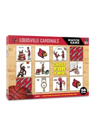 YouTheFan NCAA Louisville Cardinals Licensed Memory Match Game
