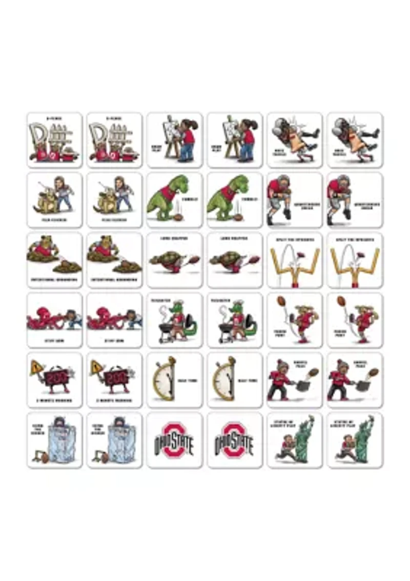 YouTheFan NCAA Ohio State Buckeyes Licensed Memory Match Game