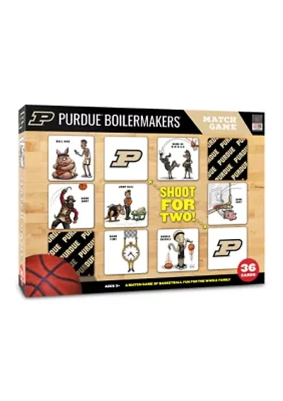 YouTheFan NCAA Purdue Boilermakers Licensed Memory Match Game