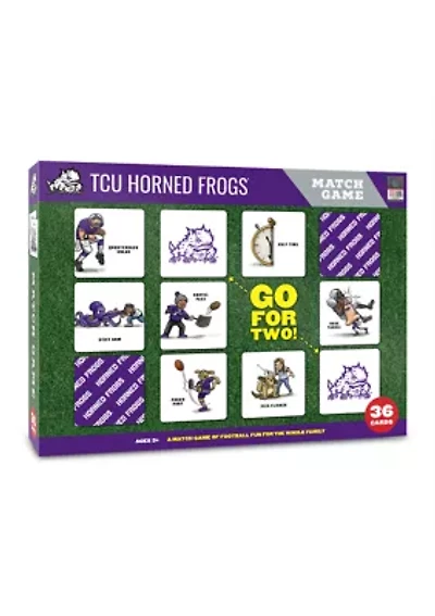 YouTheFan NCAA TCU Horned Frogs Licensed Memory Match Game