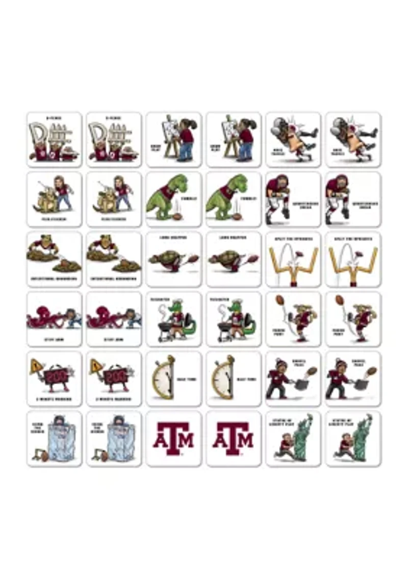 YouTheFan NCAA Texas A&M Aggies Licensed Memory Match Game