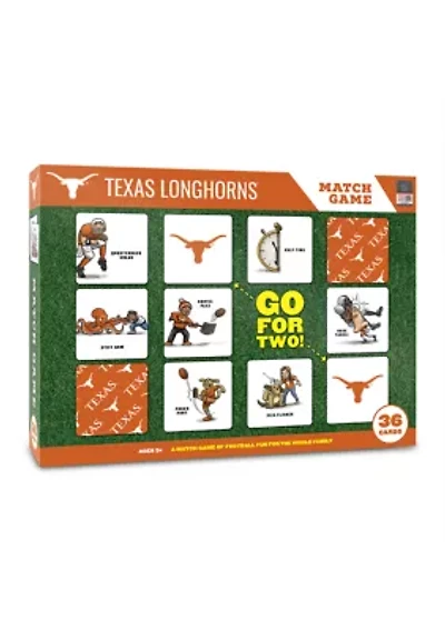 YouTheFan NCAA Texas Longhorns Licensed Memory Match Game