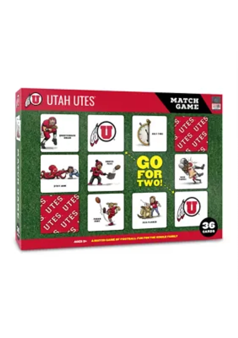 YouTheFan NCAA Utah Utes Licensed Memory Match Game