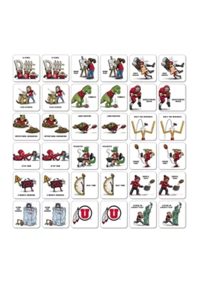YouTheFan NCAA Utah Utes Licensed Memory Match Game