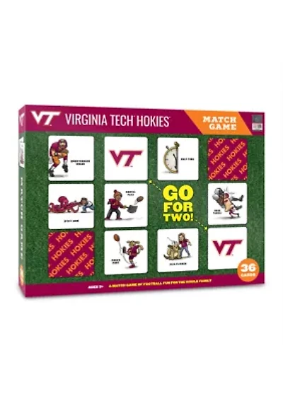 YouTheFan NCAA Virginia Tech Hokies Licensed Memory Match Game