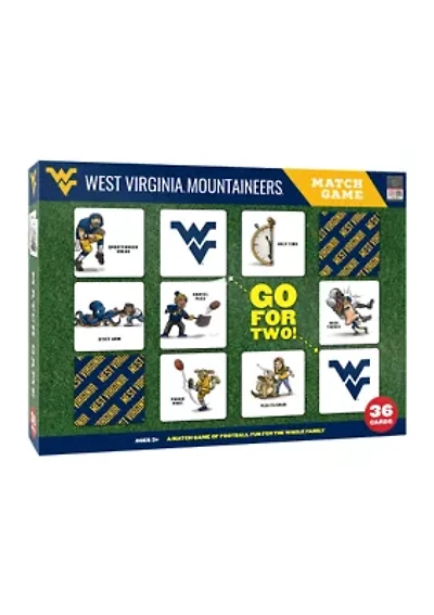 YouTheFan NCAA West Virginia Mountaineers Licensed Memory Match Game