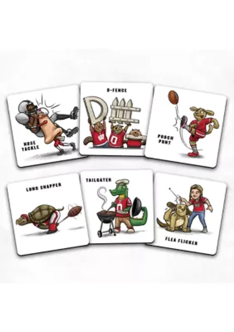 NCAA Wisconsin Badgers Licensed Memory Match Game