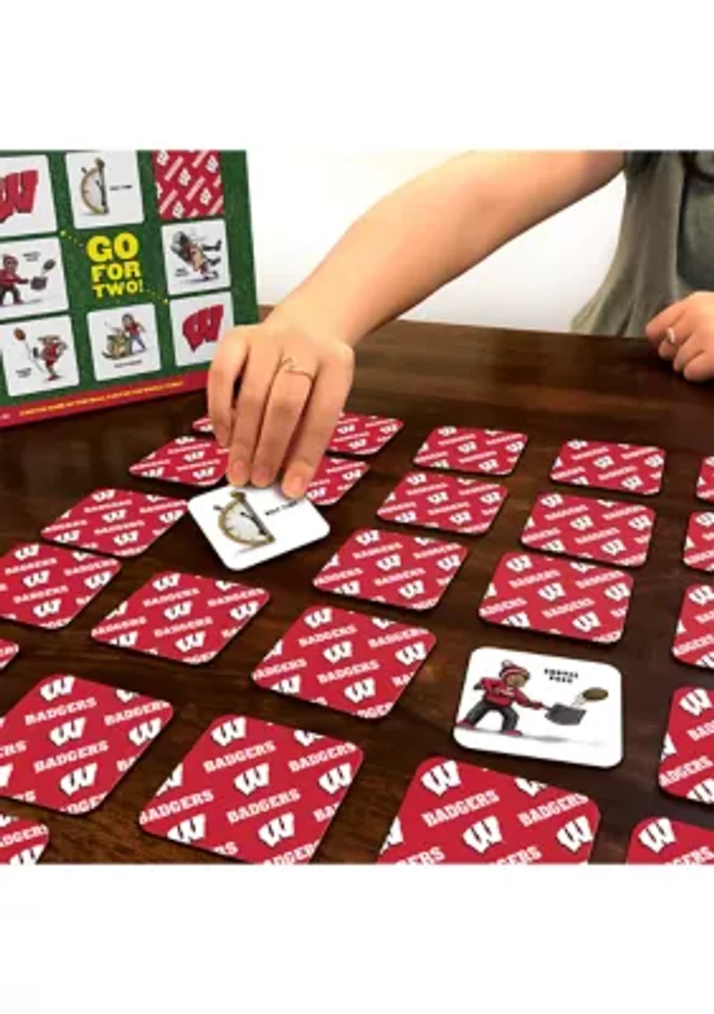 NCAA Wisconsin Badgers Licensed Memory Match Game
