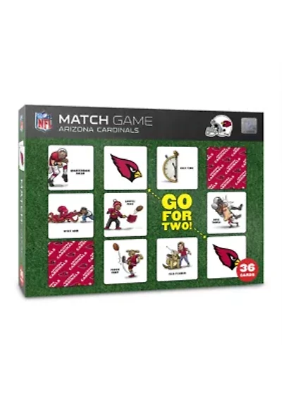 YouTheFan NFL Arizona Cardinals Licensed Memory Match Game