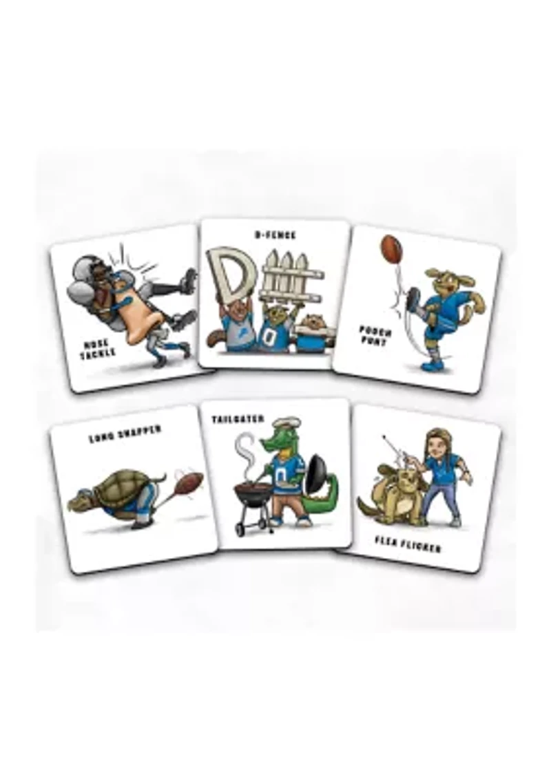 YouTheFan NFL Detroit Lions Licensed Memory Match Game