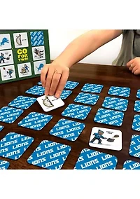 YouTheFan NFL Detroit Lions Licensed Memory Match Game