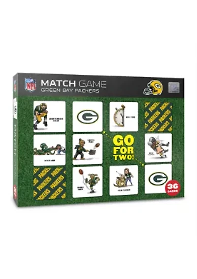 YouTheFan NFL Green Bay Packers Licensed Memory Match Game